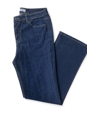 Fashion Bug Dark Wash Wide Leg Jeans 14T Y2K
